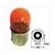 BULB BAU15S 12V 10W ORANGE GENERIC+PIAGGIO LX (1)