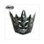 HELM KLEP MX-1 PLAGUE ZILVER