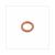 ROOD-KOPEREN RING 10x14mm 10stuks