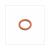ROOD-KOPEREN RING 12x16mm 10stuks