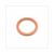 ROOD-KOPEREN RING 14x18mm 10stuks