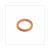 ROOD-KOPEREN RING 18x22mm 10stuks