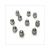 NUT M 6 FULL DOME NUT CHROME 10pc