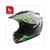 HELM KIDS STEEL ZWART/GROEN   (XXXS) S