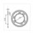 C.ARRIERE BETA/MH/GILERA 420 100mm 6creux 50t IGM