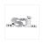VESPA SI EMBLEM DICK BADGE CLIP 8.3cm CHROM