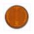 ZIJREFLECTOR ROND 60mm ORANJE BOUT M6 CE