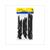 TIE-RIPS/TREKBANDJES ASSORTIMENT ZWART 75 stuks