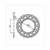 C.ARRIERE MH RX RACING 108mm 6creux 46t IGM