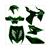 PLAATWERK KIT YAMAHA AEROX TUNING METALIC  GROEN