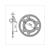 C.ARRIERE RIEJU RR/SPIKE 80.2mm 6creux 52t IGM