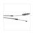 CABLE DE GAZ ZUNDAPP STD GRIS SUPERTEC