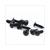 PARKERSET 5.0x12 ALUMINIUM ZWART 10st 