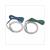 LAMP LED RING 59mm BLAUW SET (2)