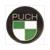 PUCH EMBLEM RUND AUFKLEBER 50mm  