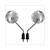 SPIEGEL KYMCO LIKE/SYM FIDDLE II CHROOM CE SET L/R