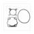 CYLINDERGASKET SET DERBI SENDA AM <2005 75cc 48mm