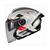 HELM JET COSMO SV SILENCE WIT/GRIJS/ZWART     S