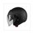 HELM JET VIALE S SV MAT ZWART PURE       S